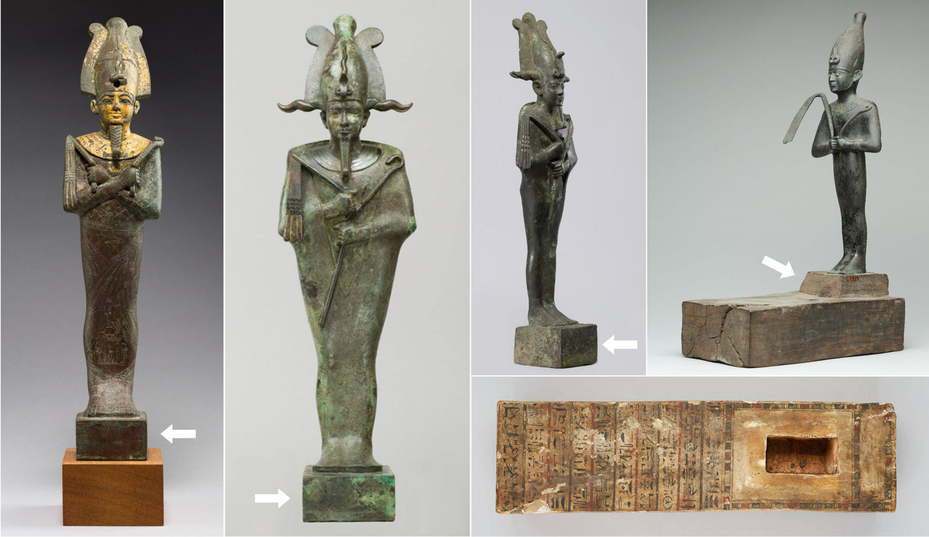 Osiris God of the Dead Figure Statue The Pyramids of the Cold Ancient Egypt Coursol Bruno French Egyptologist Layman Table of Contents